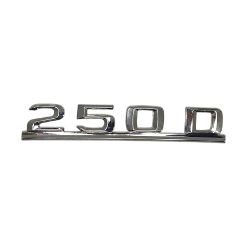 Mercedes W124 için 250D Bagaj Yazısı