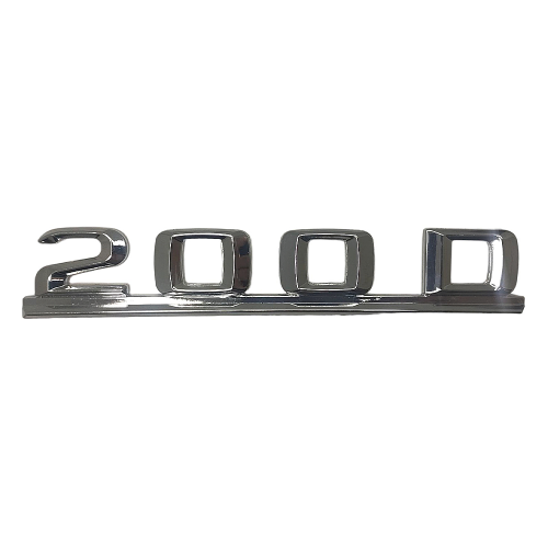 Mercedes W124 için 200D Bagaj Yazısı